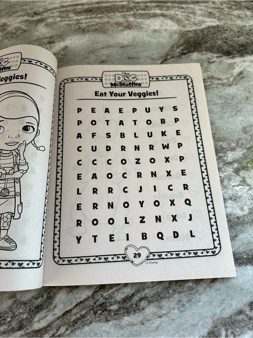 Doc McStuffins Activity Book - Word Search